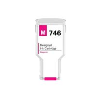 CQadsDyrx Cartuccia d'inchiostro compatibile con 746 P2V82A P2V83A P2V80A P2V78A per DesignJet Z6 e Z9 Plus(HP-746-M-300ML)