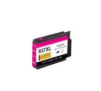 CQadsDyrx Cartuccia Inchiostro 937 937E 937XL Compatible With OfficeJet Pro 9110B 9120B 9130B 9720 9730 9110E 9120E 9130E 9720E 9730E European(Magenta)