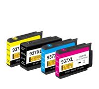 CQadsDyrx Cartuccia Inchiostro 937 937E 937XL Compatible With OfficeJet Pro 9110B 9120B 9130B 9720 9730 9110E 9120E 9130E 9720E 9730E European(1SET)