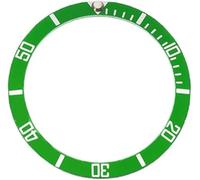 CQAHDSEVF Anello inserito nella lunetta dell'orologio, Sostituzione multicolore con inserto for lunetta in plastica for orologio da 38 mm(Green)