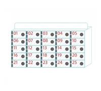 CQAHDSEVF Armadietto in acrilico per cellulari, Armadietto porta cellulare, acrilico trasparente, con serratura, forniture for ufficio, varie dimensioni(25)