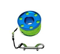 CQAHDSEVF Bobina da Immersione “Finger Spool”, Bobina for Immersioni subacquee 30-60 Metri Linea di marcatura for caverne di relitti Multicolore(Blue 40 Meters)