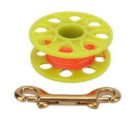 CQAHDSEVF Bobina da Immersione “Finger Spool”, Mulinello da 30 m for Immersione con Bobina Multicolore for la deriva del relitto della Grotta(Green)