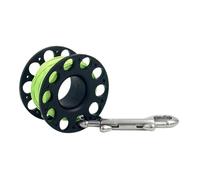 CQAHDSEVF Bobina da Immersione “Finger Spool”, Mulinello da Dito for Bobina for Immersioni subacquee con bullone a Scatto, relitto della Grotta, Multicolore(Black 15m)