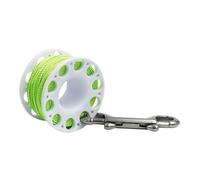 CQAHDSEVF Bobina da Immersione “Finger Spool”, Mulinello da Dito for Bobina for Immersioni subacquee con bullone a Scatto, relitto della Grotta, Multicolore(White 30m)