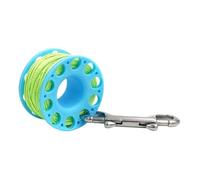 CQAHDSEVF Bobina da Immersione “Finger Spool”, Mulinello da Dito for Bobina for Immersioni subacquee con bullone a Scatto, relitto della Grotta, Multicolore(Blue 30m)