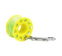 CQAHDSEVF Bobina da Immersione “Finger Spool”, Mulinello da Dito for Bobina for Immersioni subacquee con bullone a Scatto, relitto della Grotta, Multicolore(Yellow 30m)