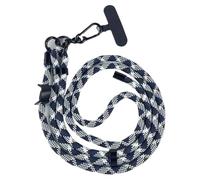 CQAHDSEVF Cordino per telefono da collo, 2 pezzi 8MMx120CM cordino for cellulare multicolore(Blue)