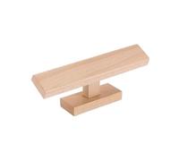 CQAHDSEVF Espositore per bracciali gioielli, Espositore for braccialetti e orologi con catena a T in legno, dimensioni multiple, confezione da 2(Zelkova small size)