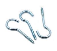 CQAHDSEVF Ganci da parete a vite, Ganci a vite ad occhiello autofilettanti Confezione da 100 diverse dimensioni for interni ed esterni(14#)