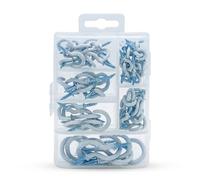 CQAHDSEVF Ganci da parete a vite, Vite for ganci for oculari di pecora multicolore da 70 pezzi(White)