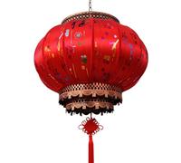 CQAHDSEVF Lanterne Cinesi Rosse, Lanterne Cinesi Rosse sospese for Il Capodanno lunare, Pieghevoli telescopiche, di Varie Dimensioni(D,40#)