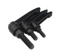 CQAHDSEVF Leva di serraggio, Leva di serraggio in acciaio legato da 2 pezzi con impugnatura regolabile e manopola con filettatura maschio nera M4-M16(Screw M16x63mm)