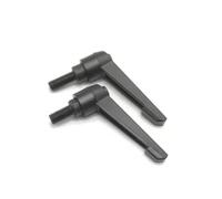 CQAHDSEVF Leva di serraggio, Maniglia a leva di bloccaggio regolabile a forma di L in acciaio al carbonio for manopola con filettatura maschio M4-M16(M 6 X 32)