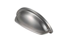 CQAHDSEVF Maniglia per cassetto a semicerchio, Maniglie a tazza a conchiglia in lega di zinco for cassetti dell'armadio 4 pezzi multicolore(Color 3)