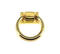 CQAHDSEVF Maniglie ad anello per cassetti, Maniglia for pomello for armadio in lega di zinco da 80 mm in oro e oro rosa(Gold)