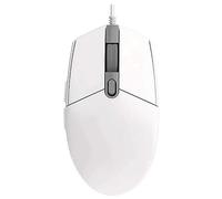 CQAHDSEVF Mouse Mouse for computer Mouse USB Mouse da gioco Mouse ergonomico cablato Dispositivo di puntamento Effetto luce GRB Rullo a quattro vie da 2,4 GHz(White)