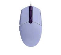 CQAHDSEVF Mouse Mouse for computer Mouse USB Mouse da gioco Mouse ergonomico cablato Dispositivo di puntamento Effetto luce GRB Rullo a quattro vie da 2,4 GHz(Purple)