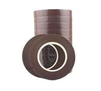 CQAHDSEVF Nastro per Fiori, Nastri autoadesivi in Carta Floreale da 10 Pezzi, Multicolore, 18 m x 8 mm, for Avvolgere Gli steli dei Bouquet.(Coffee)