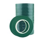 CQAHDSEVF Nastro per Fiori, Nastri autoadesivi in Carta Floreale da 10 Pezzi, Multicolore, 18 m x 8 mm, for Avvolgere Gli steli dei Bouquet.(Deep Green)