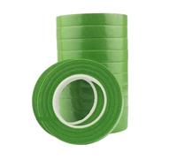 CQAHDSEVF Nastro per Fiori, Nastri autoadesivi in Carta Floreale da 10 Pezzi, Multicolore, 18 m x 8 mm, for Avvolgere Gli steli dei Bouquet.(Light Green)