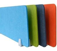 CQAHDSEVF Pannello per la Privacy da scrivania, Divisorio da scrivania Acustico for Lavagna Bianca Multicolor 30x(40-120) cm(Blu,120X30CM)