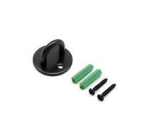 CQAHDSEVF Piastra con Occhiello in Acciaio Inossidabile, Ganci da soffitto con Piastra a Occhiello in Acciaio Inossidabile con Anello a Forma di U a Vite Multicolore 33 mm-50 mm(Black M)