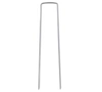 CQAHDSEVF Picchetti a U per Prato, Paletti da Giardino a Forma di U Zincati a Caldo 15x3,8 cm Teli Barriera Contro Le Erbacce 50/100 Pezzi(50pcs)
