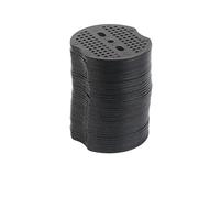 CQAHDSEVF Picchetti a U per Prato, Punti Metallici paesaggistici a Forma di U in Acciaio zincato con guarnizioni Multi Dimensioni Multicolori 10-100 Pezzi(Pad 10pcs)