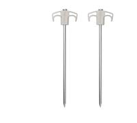 CQAHDSEVF Picchetti da Campeggio, Picchetti for Tenda 6 Pezzi Multicolore 25 cm chiodo da Terra(Luminous-x2)