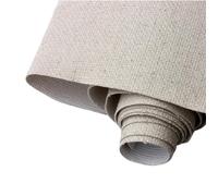 CQAHDSEVF Rotolo di Tela Bianca in Misto Lino | Incolore, dimensioni 98 cm, larghezza 108 cm x lunghezza 10 m, Utilizzo: opere d'arte, progetti di pittura(108cm X10m)