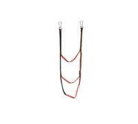 CQAHDSEVF Scala a Corda Gcroet, Boat Folding Boarding Ladder, Portable, Multicolor, 3-5 Steps(Red 3 Step)