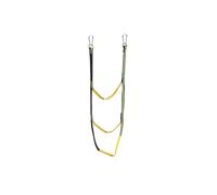 CQAHDSEVF Scala a Corda Gcroet, Boat Side Hanging Soft Rope Ladder Folding 3/4/5 Step Multicolor(Green 3 Step)