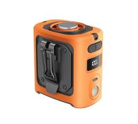 CQAHDSEVF Ventilatore indossabile da vita e collo con clip, Mini ventilatore a vita multicolore di raffreddamento USB 100 Gear LED 8000mAh
