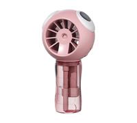 CQAHDSEVF Ventilatore nebulizzatore portatile Nebbia fine ricaricabile multicolore a 4 velocità(Pink)