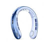 CQAHDSEVF Ventilatore portatile da collo, Ventilatore da collo 8000mAh USB sospeso senza lama, multicolore