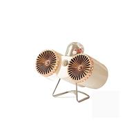 CQAHDSEVF Ventilatore spray portatile a doppia lama anion ricaricabile tramite USB, multicolore(White)