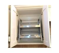 CQCCQ Comodo ripiano estraibile for mobiletto, cestello portaoggetti da parete, ripiano superiore for la cucina, salvaspazio for bar e ristoranti.(800mm)