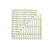 CQCCQ Copertura for grigliato con Trama a rombo, Striscia di Copertura for grigliato for attività Estensibile, griglia di Troppo Pieno ad Angolo retto di 90 Gradi, Piscina for Patio(30x100cm/2pcs)