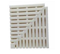 CQCCQ Griglia di Giunzione for Piscina, griglia di Troppo Pieno ad Angolo retto di 90 Gradi, Striscia di Copertura for griglia Estensibile, for Patio e Piscina(30x100cm/2pcs)