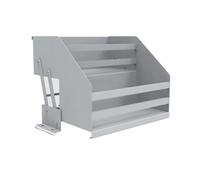 CQCCQ Organizer for armadietti estraibili, ripiani estraibili, mensola da parete a 2 livelli, porta spezie, salvaspazio for riporre gli armadietti da parete di casa