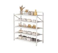 CQCCQ Scaffale portaoggetti pieghevole con installazione gratuita, ripiano multistrato, scaffale in acciaio inossidabile largo 50 cm, adatto for soggiorno e bagno(50x25x87cm)