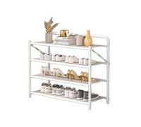 CQCCQ Scaffale portaoggetti pieghevole con installazione gratuita, ripiano multistrato, scaffale in acciaio inossidabile largo 50 cm, adatto for soggiorno e bagno(50x25x67cm)