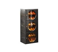 CQCCQ Scarpiera pieghevole, scarpiera indipendente con coperchio, salvaspazio, facile da montare for ingresso e camera da letto.(Type 2,6 Tiers 6 grids)
