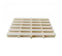 CQCCQ Tappetino for griglia di Scarico in plastica PP, grondaia for griglia di Piscina, Striscia di Copertura for griglia di attività, for vialetti, patii, Piscine(25x100cm/15pcs)