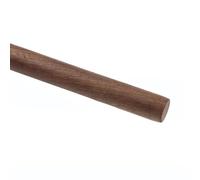 CQCQC Bastone di Legno di Noce Tondo Tassello Grezzo utilizzato for l'artigianato Asta Appendiabiti Bastone da Passeggio Diametro 3-50 mm Lunghezza 500 mm(30mm*500mm*1pcs)