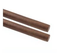 CQCQC Bastone di Legno di Noce Tondo Tassello Grezzo utilizzato for l'artigianato Asta Appendiabiti Bastone da Passeggio Diametro 3-50 mm Lunghezza 500 mm(20mm*500mm*2pcs)