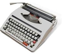 CQDWD Full Metal Body da Scrivere, da Scrivere elettriche con correzione, Dono letterario di Perfetti scrittori per Note o Lettere, Scrittura Creativa