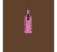 CQDWD Lampadario, Lampadario Moderno a LED, Lampada a Sospensione Country Bottiglia di Vino in Vetro Retro Lampada a Sospensione a soffitto personalità V Lanterna a Sospensione intage E27 Loft Cafe