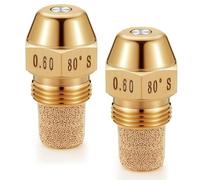 CQEAZ 2 ugelli in ottone per bruciatori a olio e combustibili a 65 gradi, ugelli di ricambio, ugelli per bruciatori a 65 gradi